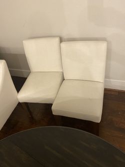 Table and 4 Custom chairs