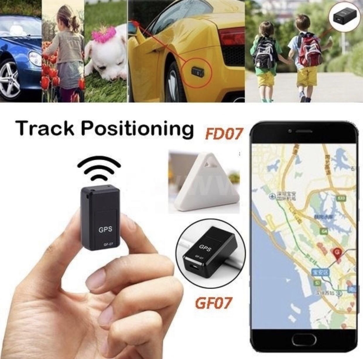 Mini GPS Tracker Car GSM GPRS GPS Locator Platform SMS Tracking Alarm Sound Monitor Voice Recording Track Map Location