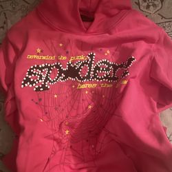 Pink Spider Hoodie