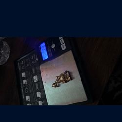 10k Solid Gold Buddah Pendant 