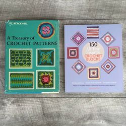 Lot of 2 Crochet Pattern Books
