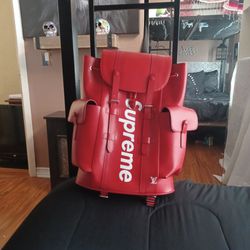 Supreme Louis Vuitton Red Back Pack