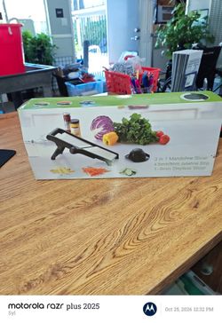 3-in-1 Mandoline Slicer in Box
