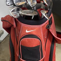 Nike Golf Clubs And Bag