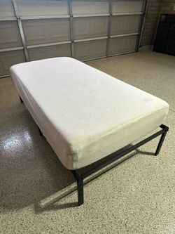 Twin metal frame bed