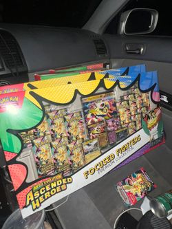 Brand New Sealed Pokémon Ascended Heroes "Focused Fighters" Collection Box