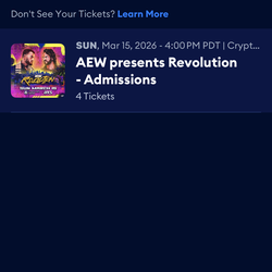 AEW Revolution Tickets