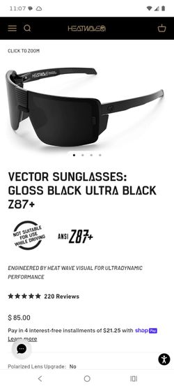 Heatwave Vector Glasses Polarized Z87+