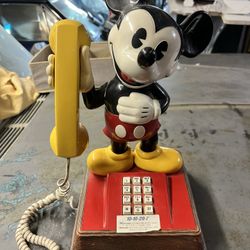 Vintage Mickey Mouse telephone Disney 