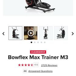 M3 Bowflex Max Trainer