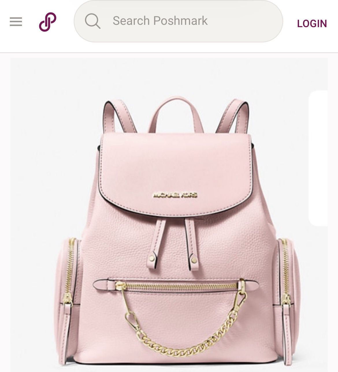 MICHAEL KORS Mid Size Back Pack! Brand New!