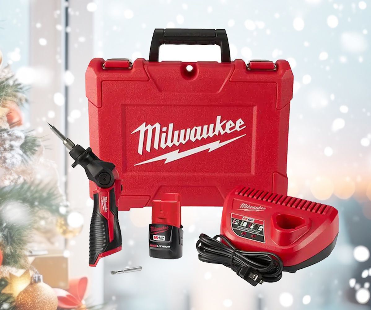 Milwaukee M12 Soldering Iron With Battery And Charger 