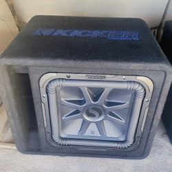 12" Kicker L7 Subwoofer.