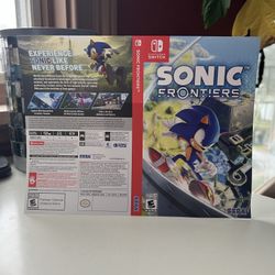 Sonic Frontiers Nintendo Switch Replacement Case Artwork Only