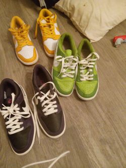 Size 7 dunks barely worn