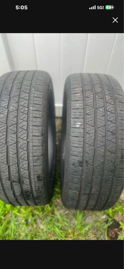 2 tires continental 255/45/20