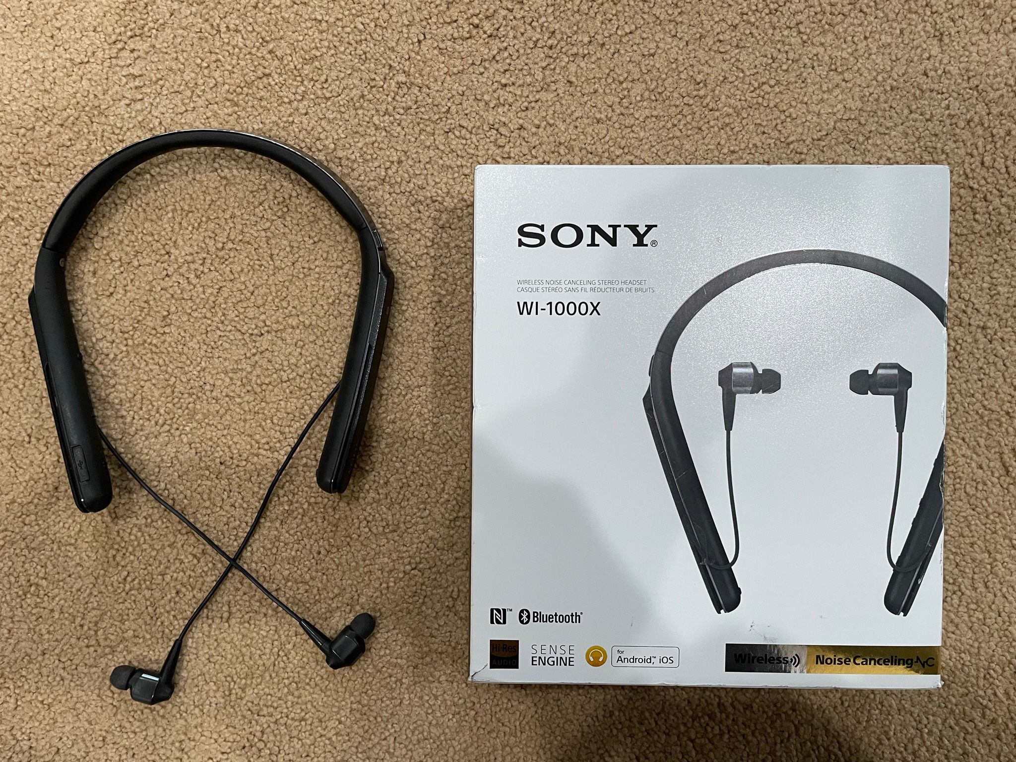 WI-1000x Sony Noise Canceling Headphone 