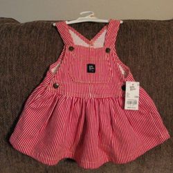 Baby Girl Oshkosh Overall Dress