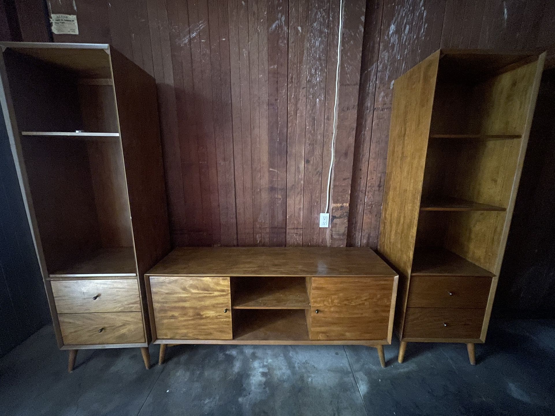 3 Piece Wooden Shelves