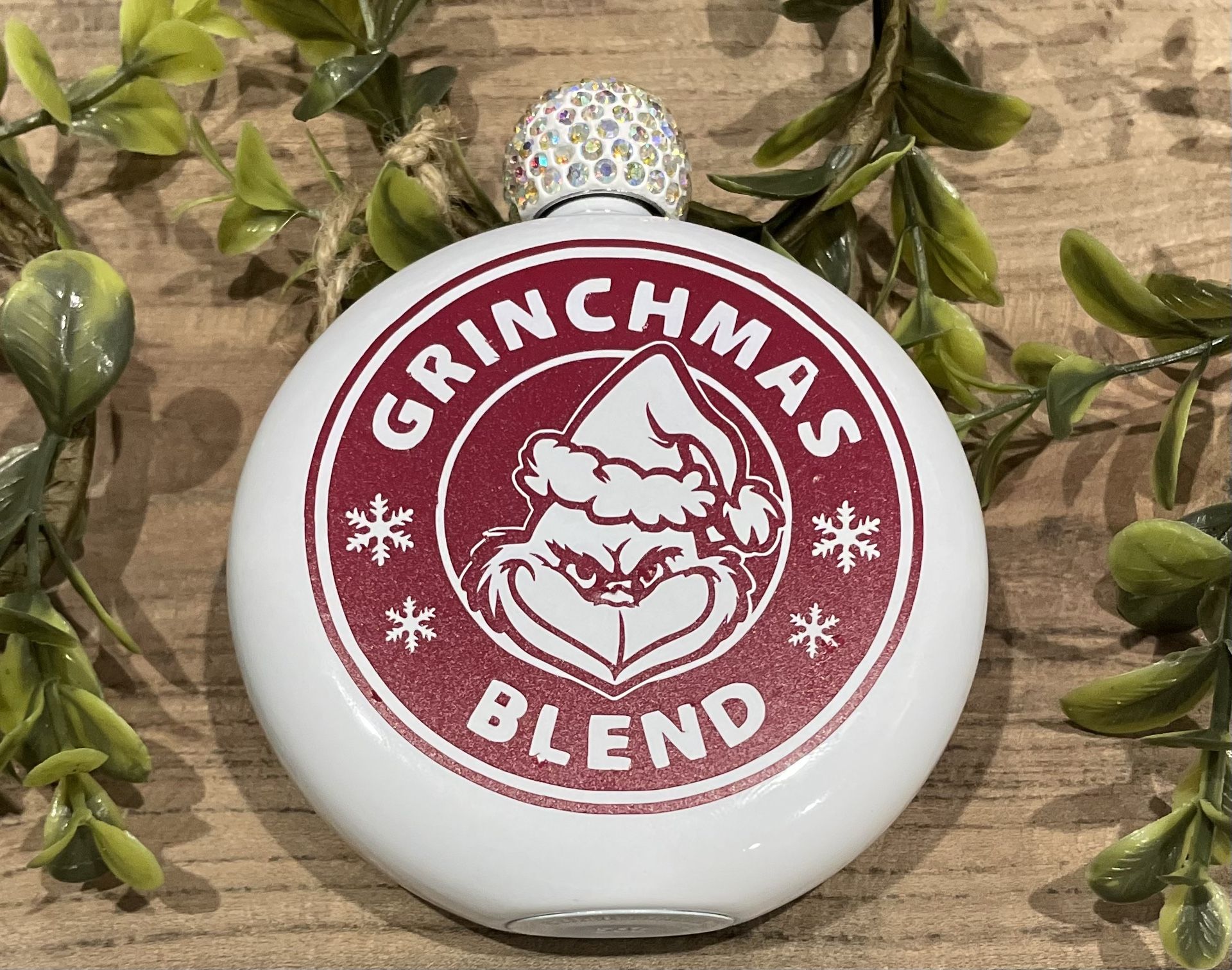 5oz flask With Rhinestone Cap