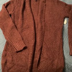 New Medium Length Cardigan Light Sweater Jacket 