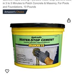 Water Stop Cement