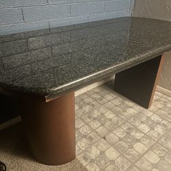 Modern Granite-Top Desk / Table – Solid & Stylish