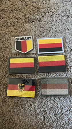 Tactical patches set of 6