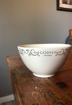 Coffee cup, wide mouth, Godiva