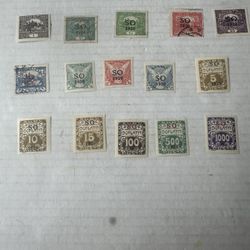 Eastern Silesia Overprint Collection Of 15 Mint Hinged 