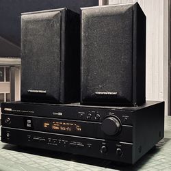 Yamaha HTR-5540 & Cerwin Vega E-705 monitors