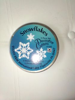 Snowflakes decorative Cookie cutters