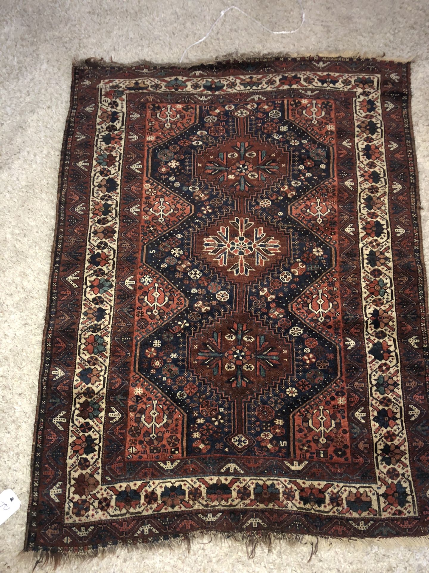 Shiraz Persian Rug  Antique