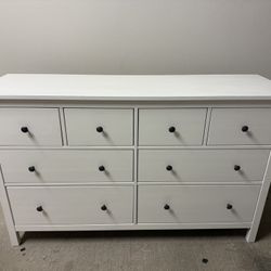 IKEA White Hemnes 8 Drawer Dresser