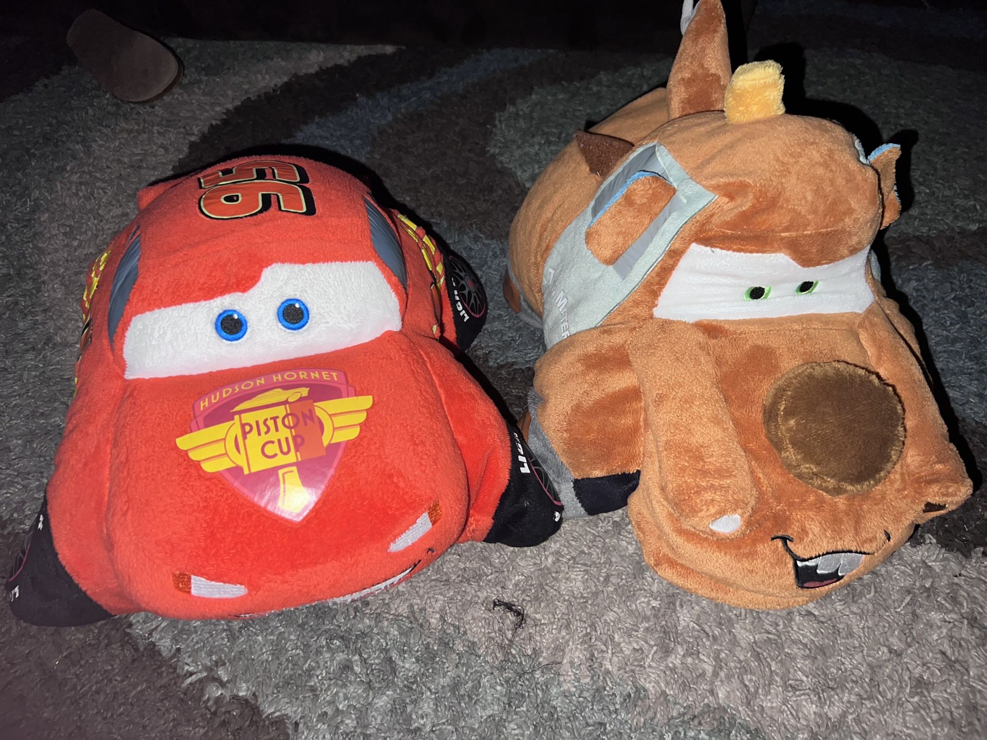 Cup Tow Mater Pillow Disney Cars Lightning McQueen And Mater Piece