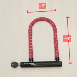Master Lock U-Lock Bike Lock ~5" x ~9"
