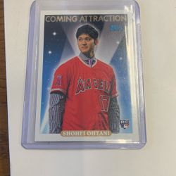 2018 Topps Coming Attraction Ohtani Rookie