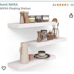 Bayka floating shelves New in box 