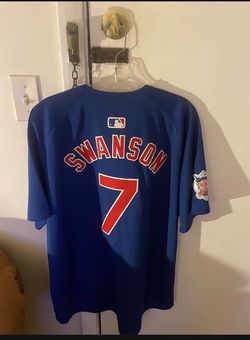 Dansby Swanson Chicago Cubs Nike men’s MLB vapor jersey L
