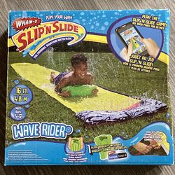 Slip 'N Slide by Wham-O Wave Rider 16' Single Sliding Lane Water Racer w/Boogie Board