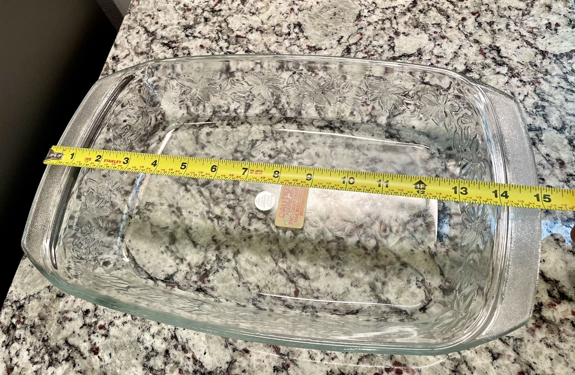 Princess House Crystal Baking Dish # 557