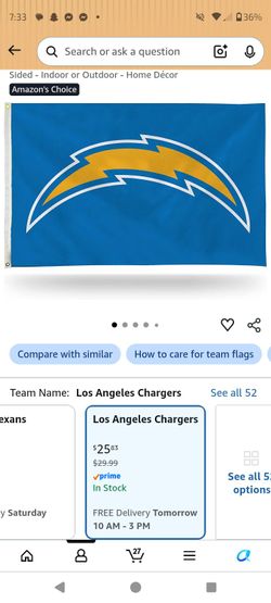 New los Angeles chargers flag