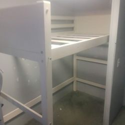 Twin Wooden Bunk Bed 