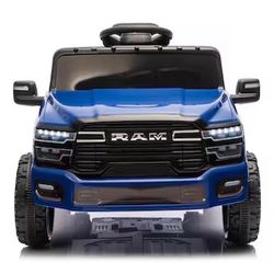 Licensed Dodge RAM 3500 12V Kids Ride On Truck,W/ Remote Control,2WD & Rear Shoc