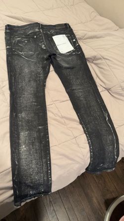 Purple Brand Black Distressed Slim Jeans size 36