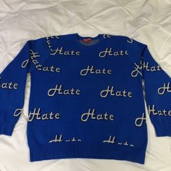 Supreme Hate Knit Sweater