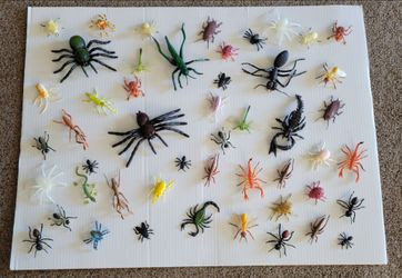 Massive Bulk Lot:  49 Piece Insect & Spider Figure Set!
🐛 Bug Out with This Massive Toy Collection!