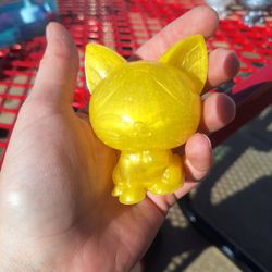 Cat Figurine Yellow