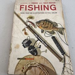 1965 FRESH WATER AND SALT WATER FISHING BOOK