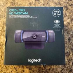 Logitech C920s Pro HD Webcam with camera cover